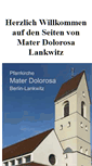 Mobile Screenshot of mater-dolorosa-lankwitz.de